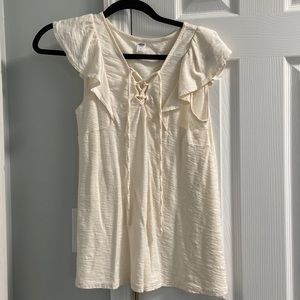 Old Navy lace up top